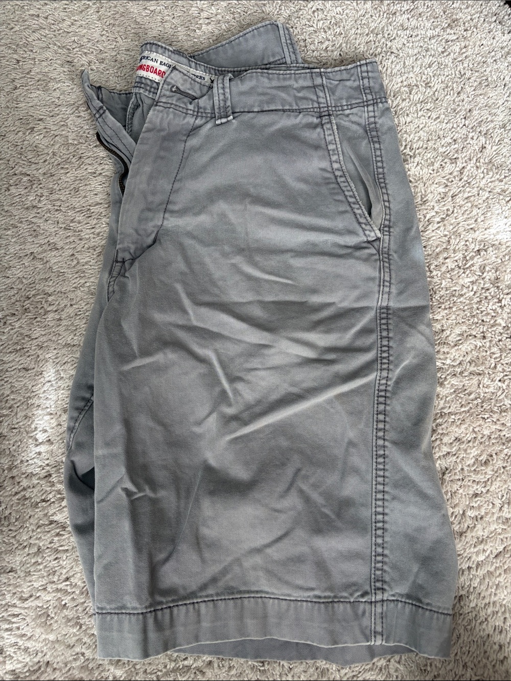 Men’s American Eagle Gray Longboard Shorts